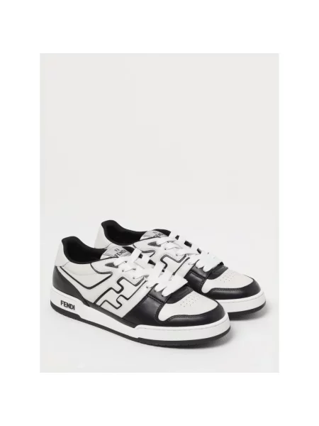 Sneakersy Fendi skórzane białe