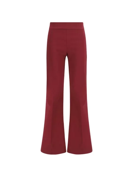Pantaloni palazzo Avenue Montaigne roșu