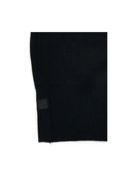 Szal Mm6 Maison Margiela wełniana czarna