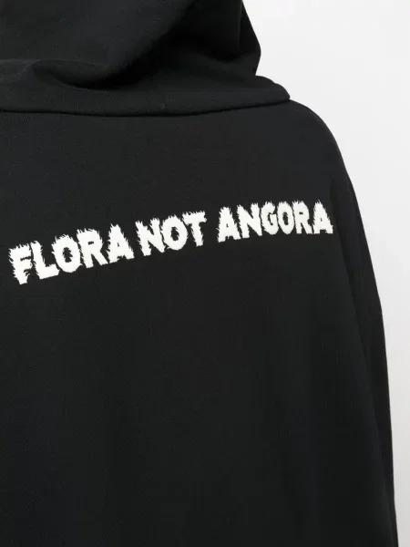 Hanorac cu glugă Stella Mccartney din jerseu negru