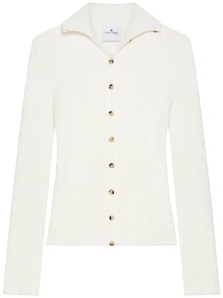 Cardigan Courreges alb