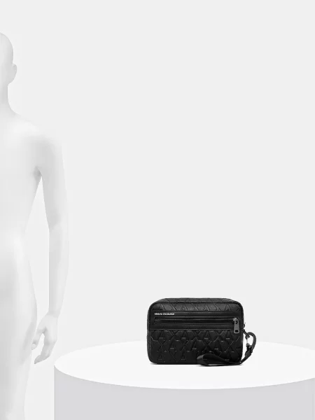 Armani Exchange kozmetikai táska férfi fekete