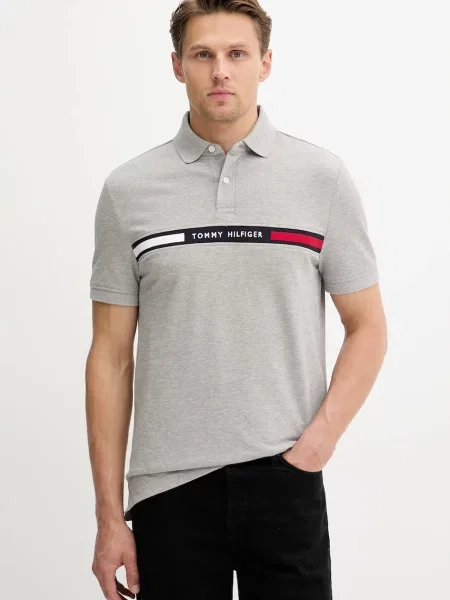 Tommy Hilfiger Polo tričko šedé