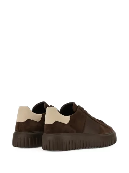 Sneakerși Hogan cu dungi maro