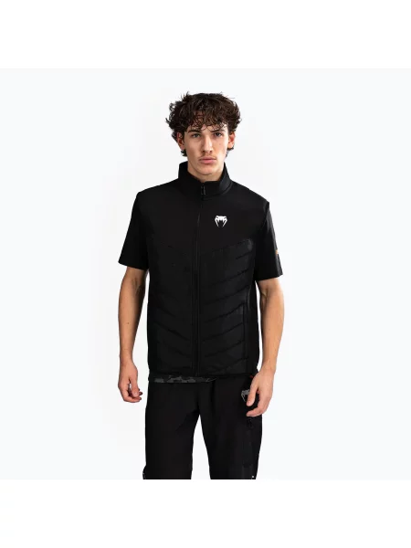Bunda Venum Paddock Softshell Short Sleeves black černá