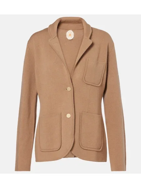 Sacou Jardin Des Orangers de lână maro