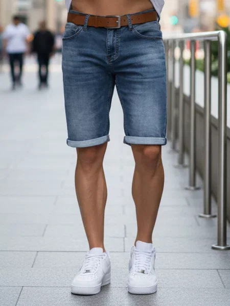 Pantaloni scurți Dstreet albastru