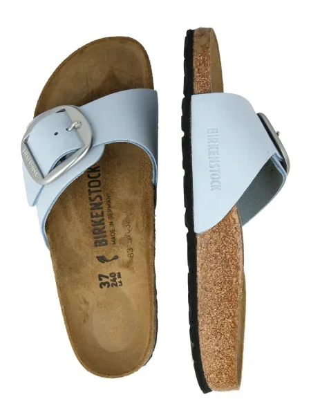 Šľapky Birkenstock Madrid Big Buckle modrá