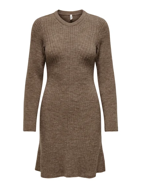 ONLY Rochie tricotat amestecat maro