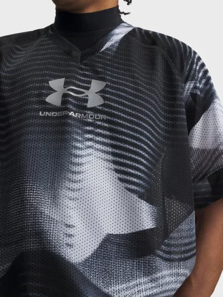 Футболка Under Armour с принтом из джерси черная