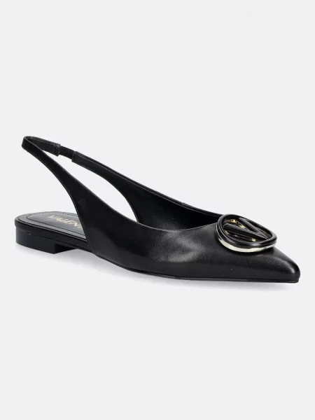 Valentino balerini din piele VALENTINE negru