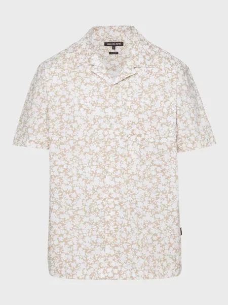 Рубашка Michael Kors в цветочек бежевая
