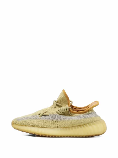 Sneakerși Adidas Yeezy tricotate galben