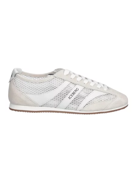 Sneakersy Iceberg skórzane beżowe