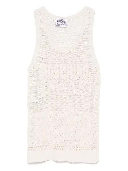 Dzianinowy top Moschino Jeans