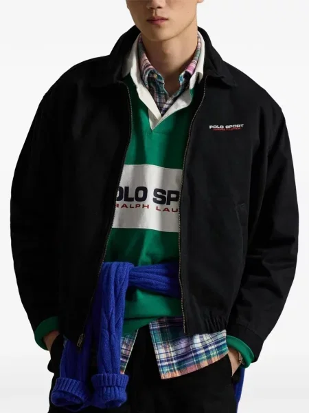Polo Polo Ralph Lauren με αυτόγραφο μαύρο