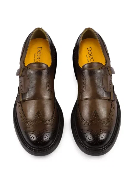Brogues Doucal's cu bretele maro