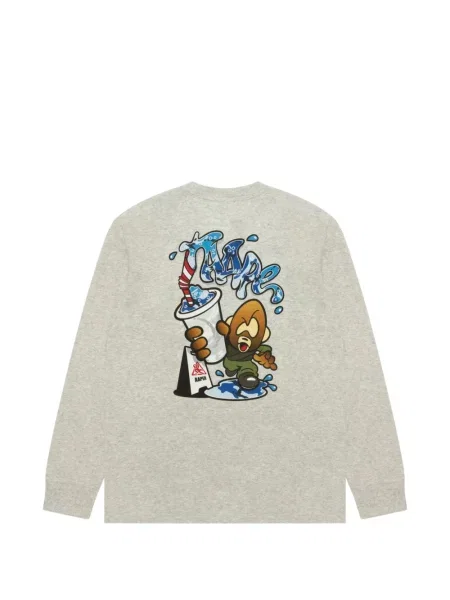 Lung tricou Aape By A Bathing Ape gri