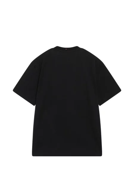 Тениска Moncler Grenoble с принт черно