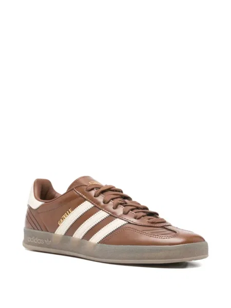 Sneakerși Adidas Gazelle cu dungi maro