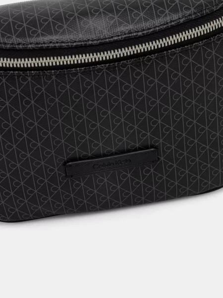 Calvin Klein Övtáskák Emblem Aop Coated Waistbag fekete