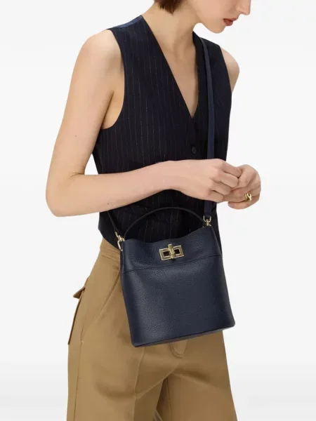 Geantă bucket Furla albastru