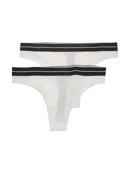 Majtki Emporio Armani z logo białe