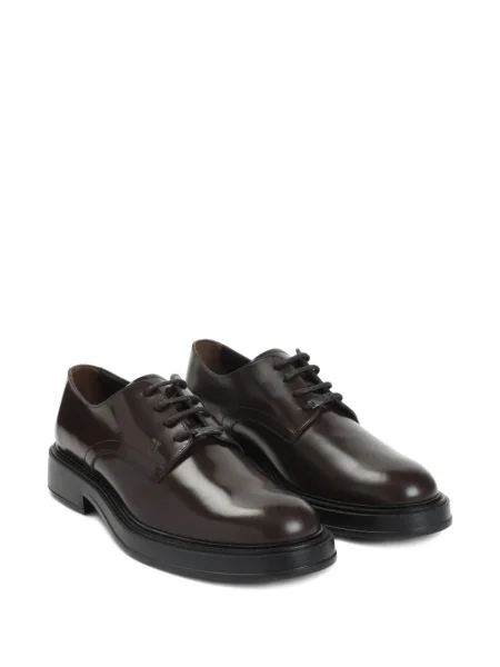 Pantofi derby Tod's cu șireturi din piele negru