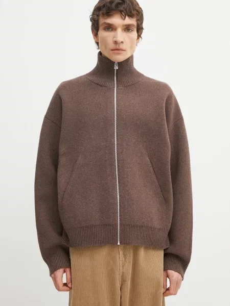 Axel Arigato cardigan din amestec de lână Core Zip-Up Sweater