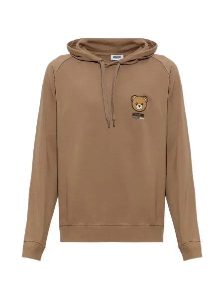 Αρκουδάκι hoodie Moschino καφέ