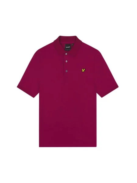 Koszulka polo Lyle & Scott czerwona