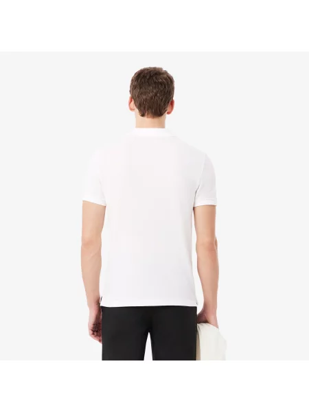 Lacoste Koszulka Polo Slim Fit Z Piki biała