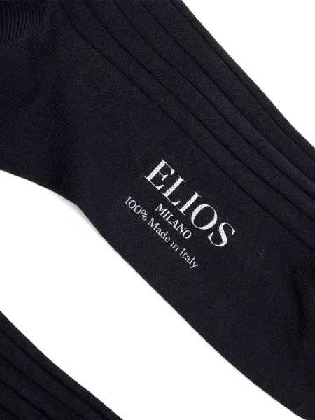Șosete Elios Milano cu broderie albastru
