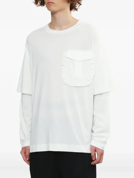Tricou Simone Rocha lung alb