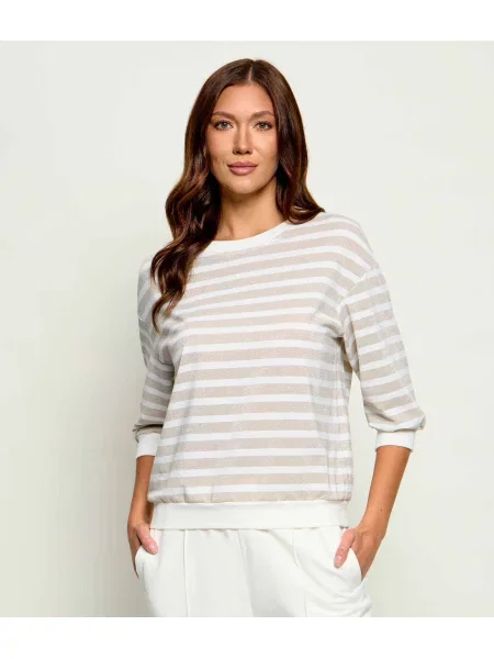 Marc Cain Bluză | Relaxed fit bej