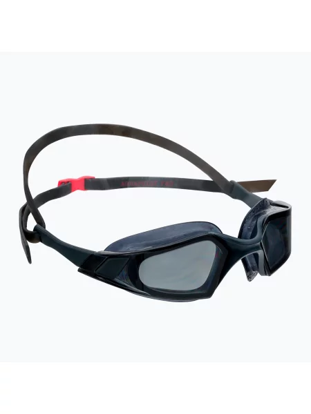 Okulary do pływania Speedo Aquapulse Pro oxid grey/phoenix red/smoke szare
