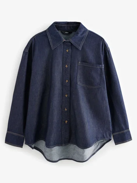 Next Bluză închis albastru