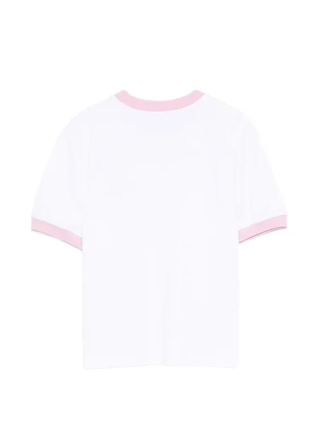 Tricou Msgm cu broderie alb