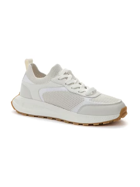 Sneakersy Keddo zamknięte noski beżowe