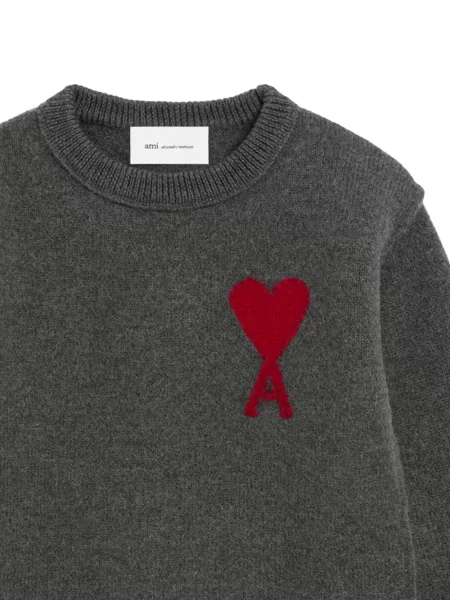 Sweter dziecięcy Ami Paris szary