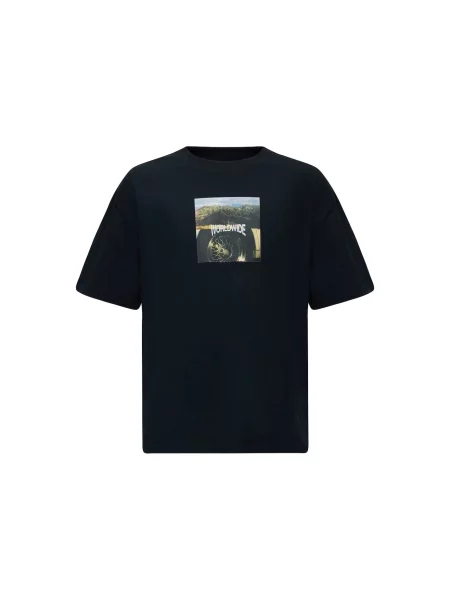 JACK & JONES Tricou JCOECHO azuriu / maro caramel / grej negru