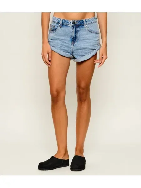 One Teaspoon De blugi pantaloni scurți BANDITS | low waist albastru