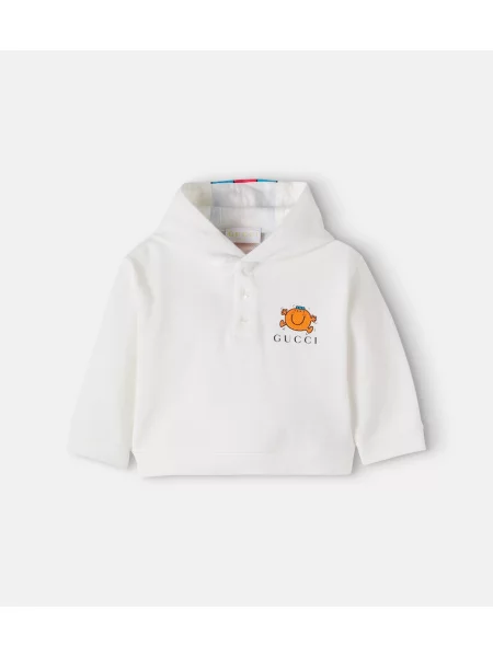 Gyerek kapucnis melegítő felső Gucci fehér