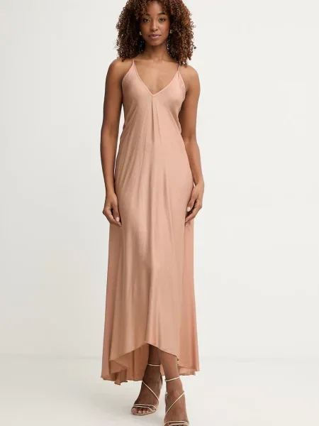 Haveone sukienka bieliźniana z beżowa