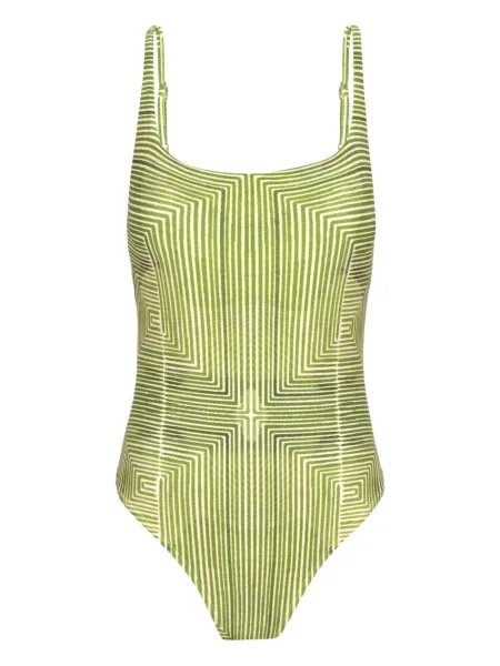 Бански Lenny Niemeyer с принт зелено