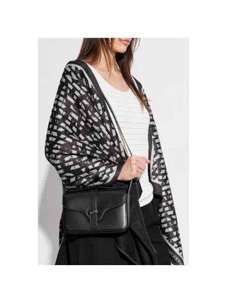 Emporio Armani torebka skórzana czarna