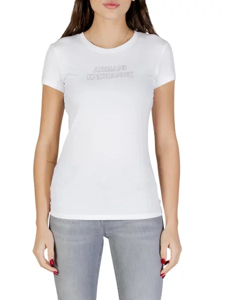 Armani Exchange tricou alb