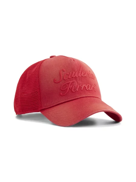 PUMA Czapka typu trucker Scuderia Ferrari Lifestyle Akcesoria OSFA czerwony