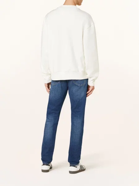 Bluza Calvin Klein Jeans ze spandexu biała