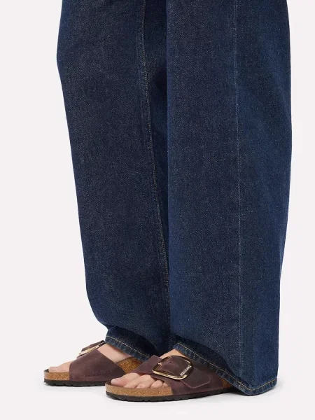 Кожаные шлепанцы Birkenstock с пряжкой